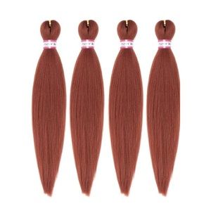 NWT 4/$20 4 pack Ginger Braiding Hair Pre Stretched 20 Inch Hair (20inch,#350)